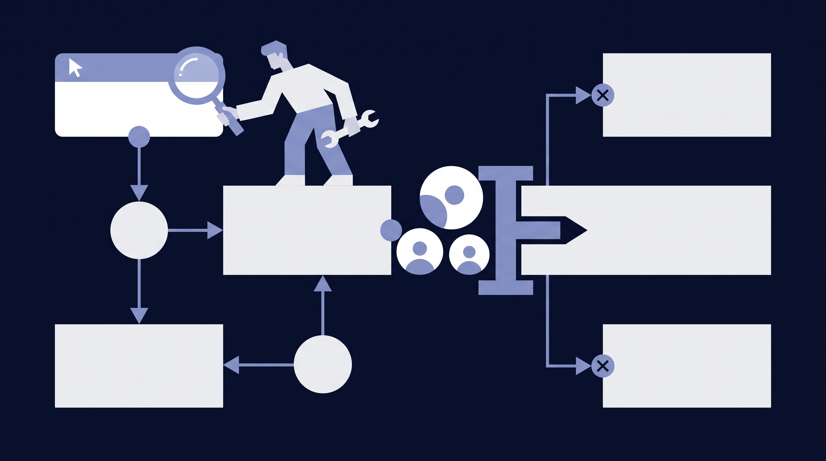 Illustration of troubleshooting a marketing automation workflow enrollment trigger